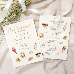 Winnic Picnic Bachelorette Weekend Invitation