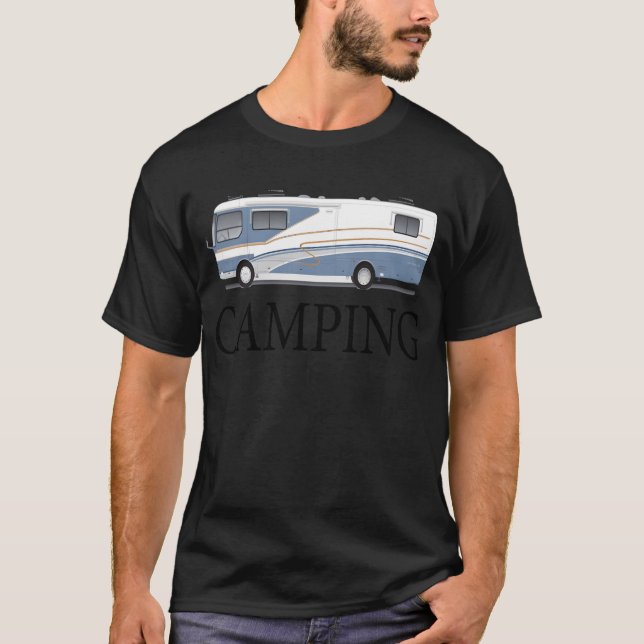 Winnie Camping-Mädchen T-Shirt (Vorderseite)