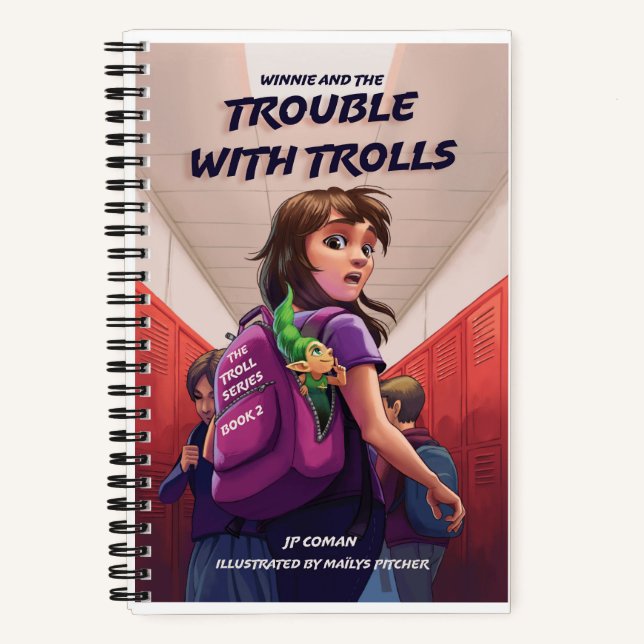 Winnie findet Tammy in ihrem Rucksack in der Schul Notizbuch (Vorderseite)