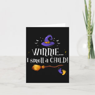 Winnie I Riech ein Kind Halloween Schwangerschaft Karte