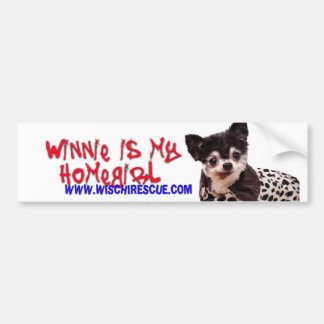Winnie ist mein Homegirl (Autoaufkleber) Autoaufkleber
