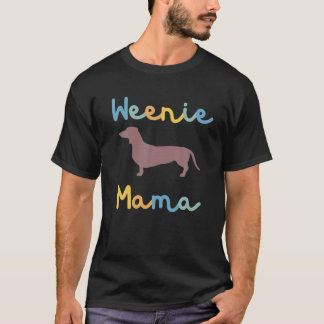 Winnie Mama Dackel Mama Dog Mama Weiner Dog Gesche T-Shirt