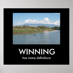 WINNING hat viele Definitionen Poster