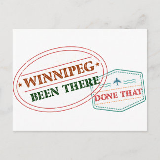 Winnipeg Bee da getan, dass Postkarte