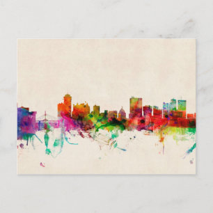 Winnipeg Canada Skyline Cityscape Postkarte