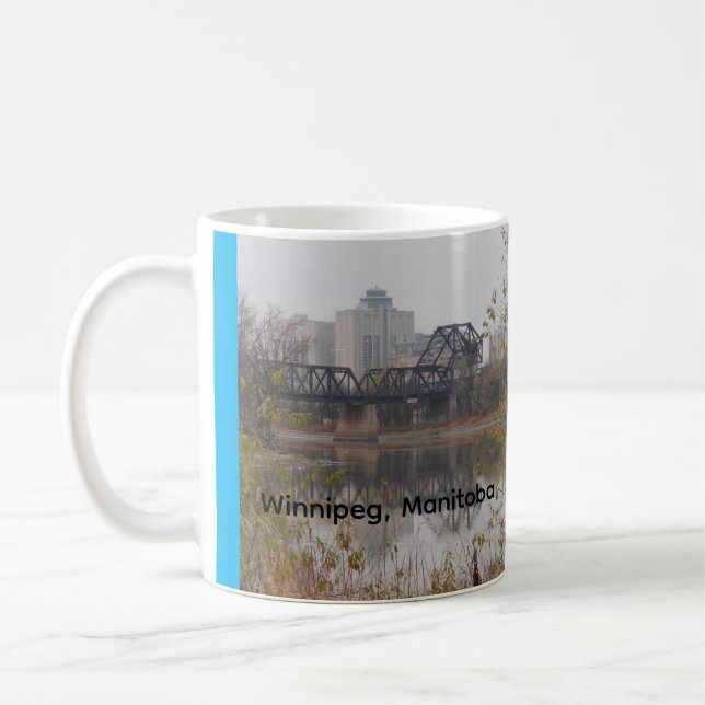Winnipeg Eisenbahnbrücke Kaffeetasse (Links)