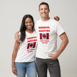 Winnipeg Frohen Kanada-Tag T-Shirt