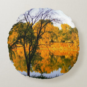 Winnipeg Herbst Rundes Kissen