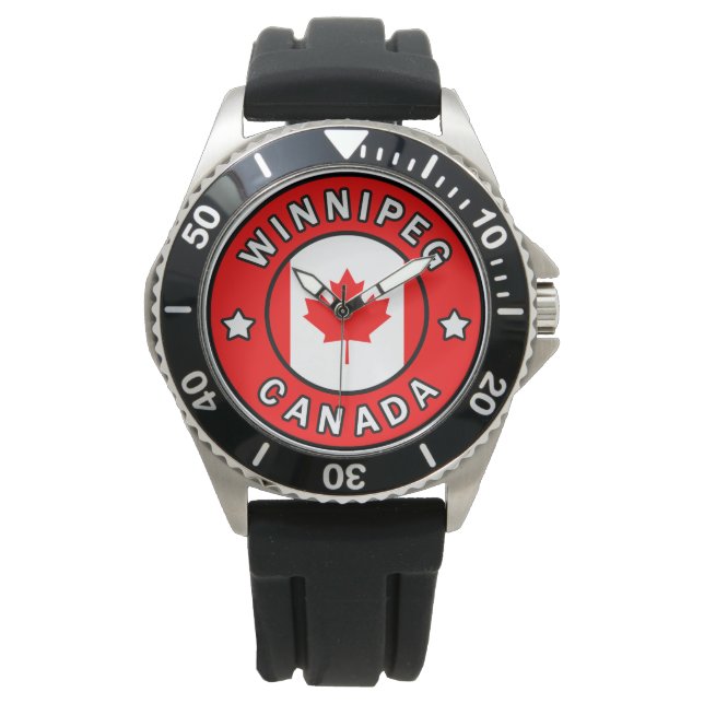 Winnipeg Kanada Armbanduhr (Vorderseite)