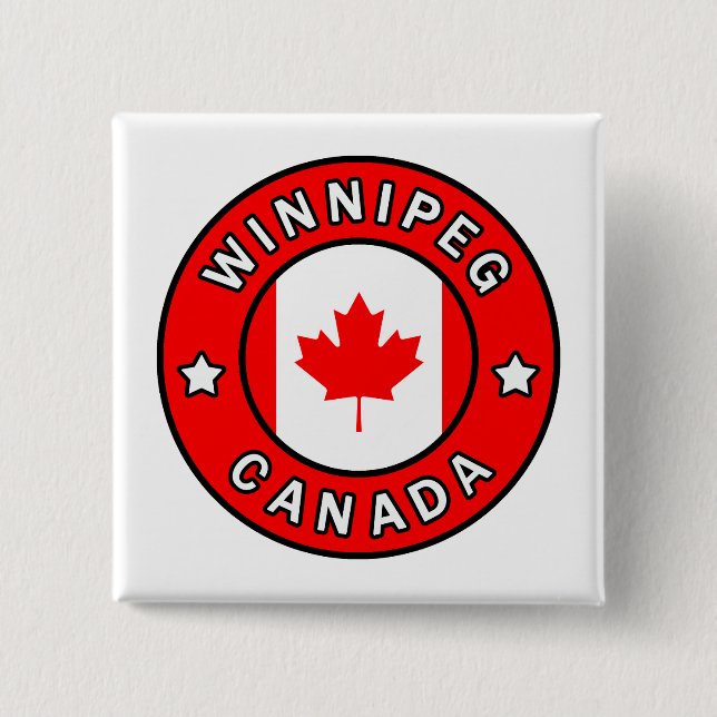 Winnipeg Kanada Button (Vorderseite)