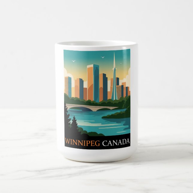 Winnipeg Kanada Kaffeetasse (Mittel)