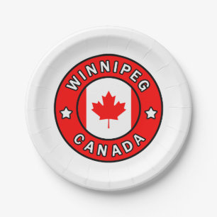 Winnipeg Kanada Pappteller