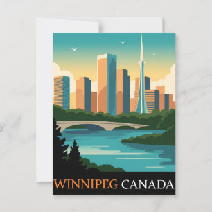Winnipeg Kanada Postkarte