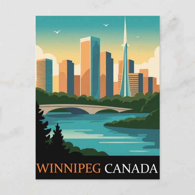 Winnipeg Kanada Postkarte (Vorderseite)