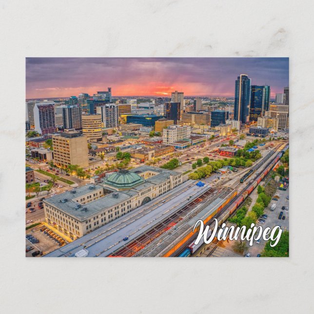 Winnipeg, Manitoba, Canada Postkarte (Vorderseite)