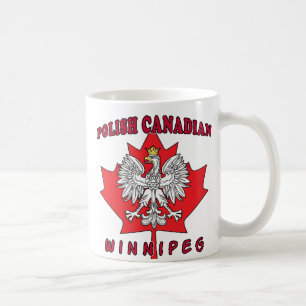 Winnipeg Polnisch Kanadisches Leaf Kaffeetasse