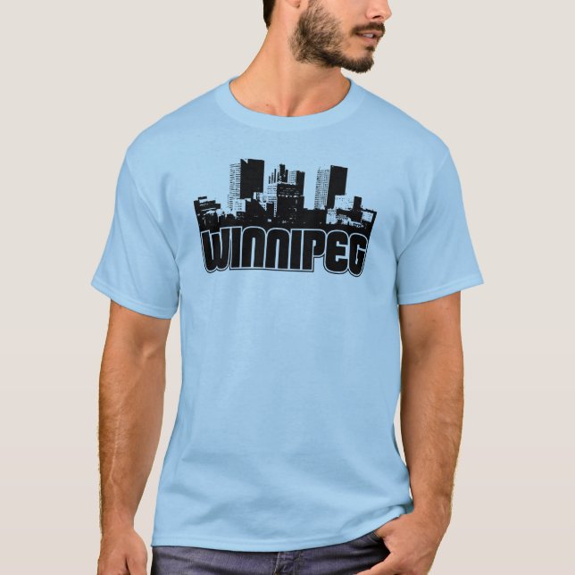 Winnipeg-Skyline T-Shirt (Vorderseite)