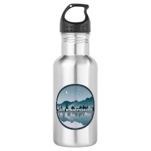Winnipesaukee New Hampshire Reflektion Edelstahlflasche