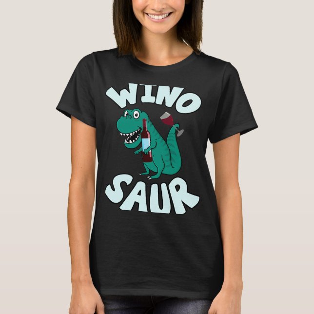 Wino Saur Wine Angepasst T-Shirt (Vorderseite)