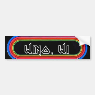Wino, WI KLOS Autoaufkleber