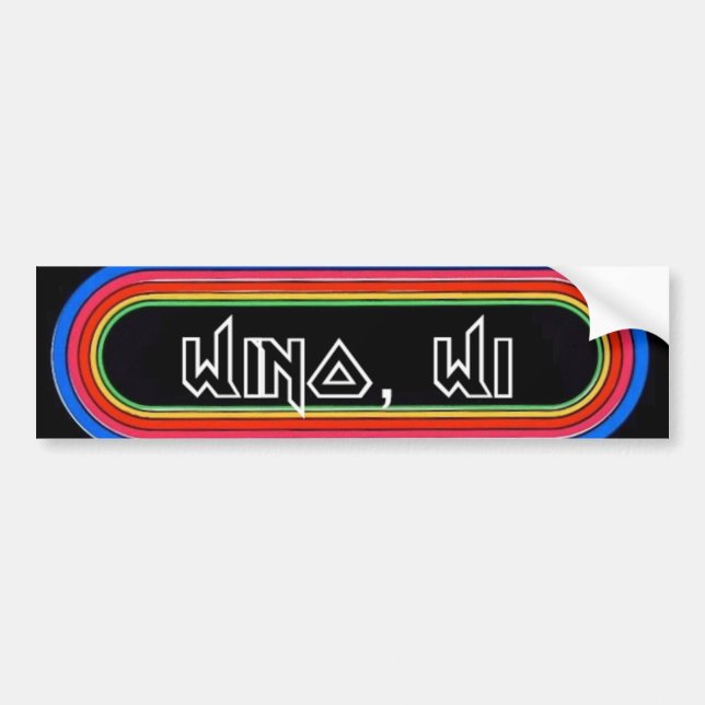 Wino, WI KLOS Autoaufkleber (Vorne)