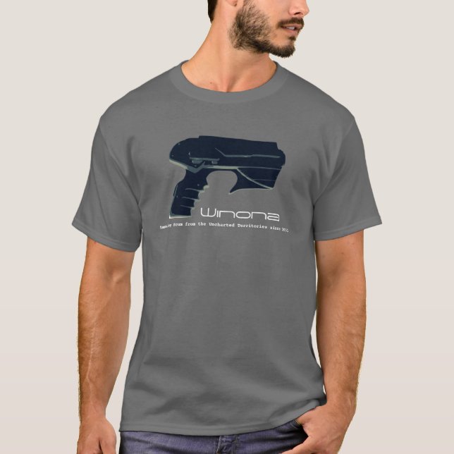 Winona. Dunkle t T-Shirt (Vorderseite)