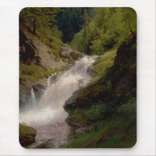 Winona Falls (US-Landschaft) (von Hermann Herzog) Mousepad