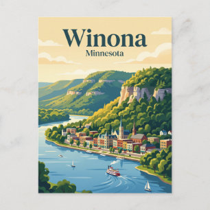 Winona, Minnesota Postkarte