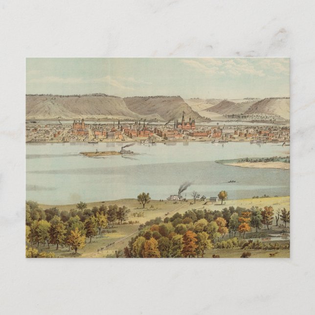 Winona, Minnesota Postkarte (Vorderseite)