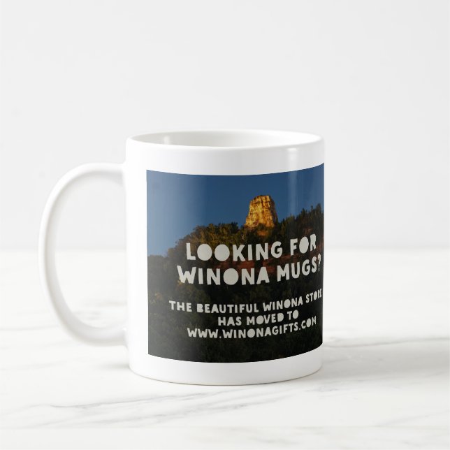 Winona Minnesota Tasse Sugarloaf nachts (Links)