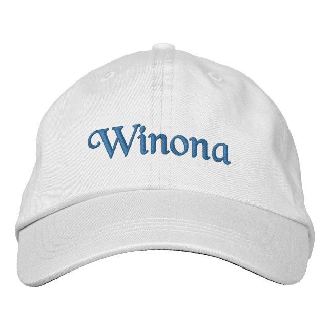 Winona Personalisiert bestickte Baseballkappe / Ha (Vorderseite)