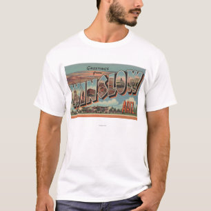 Winslow, Arizona - große Buchstabe-Szenen T-Shirt