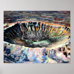 Winslow Arizona Meteor-Krater Poster