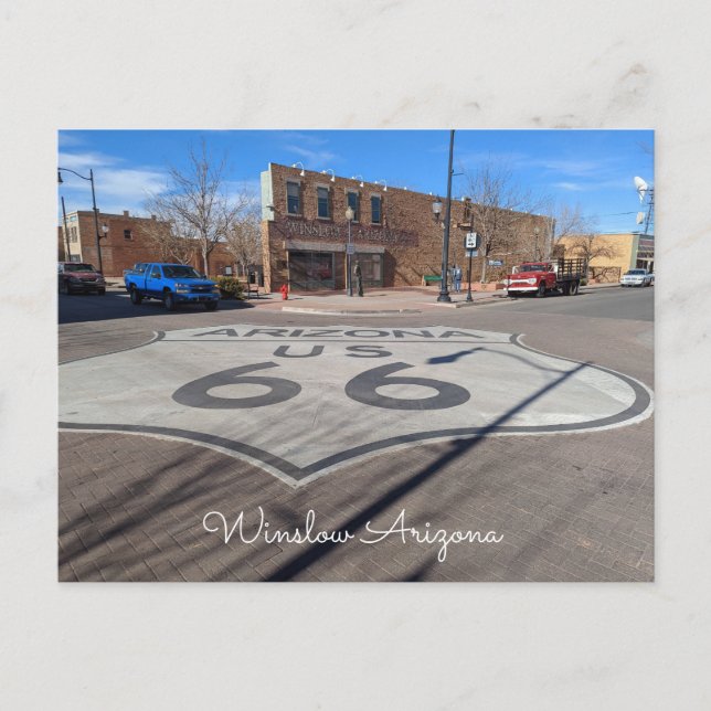 Winslow Arizona Postcard Postkarte (Vorderseite)