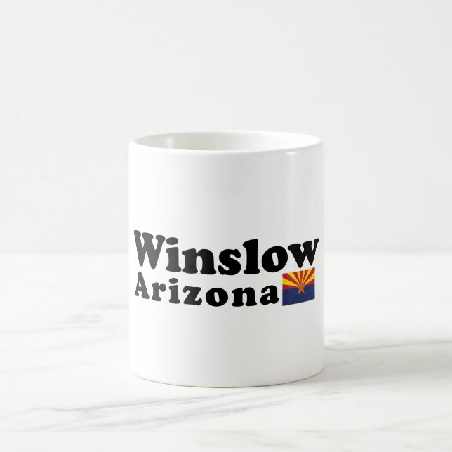 Winslow, Arizona-Tasse Kaffeetasse (Mittel)