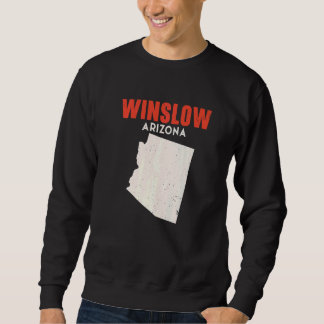 Winslow Arizona USA Bundesstaat Amerika Reise Ariz Sweatshirt
