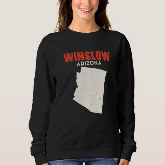 Winslow Arizona USA Bundesstaat Amerika Reise Ariz Sweatshirt