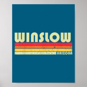 Winslow Az Arizona Lustige Stadt Heimat Wurzeln Ge Poster