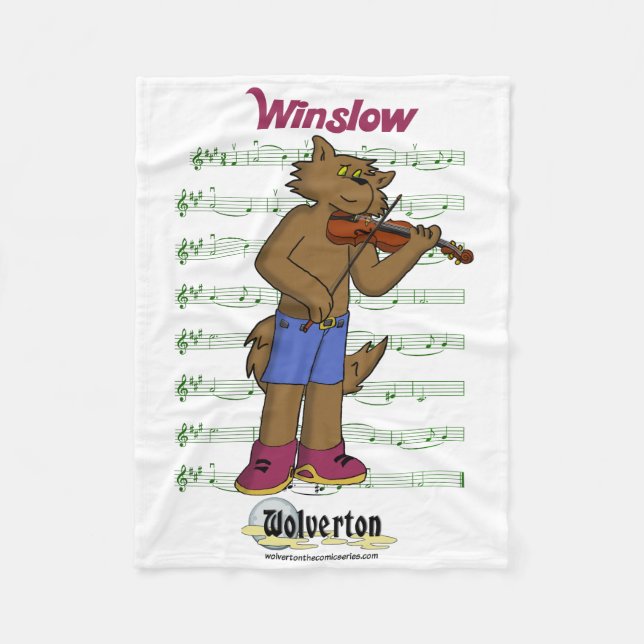 Winslow-Flanelldecke Fleecedecke (Vorderseite)