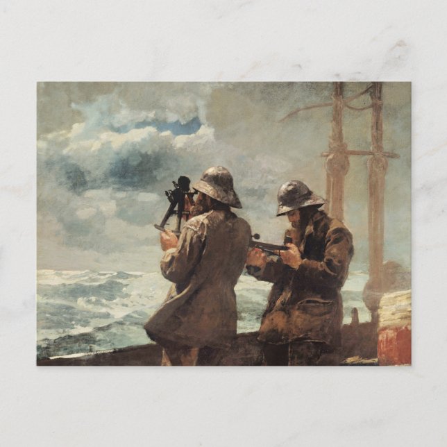 Winslow Homer - Acht Glocken Postkarte (Vorderseite)