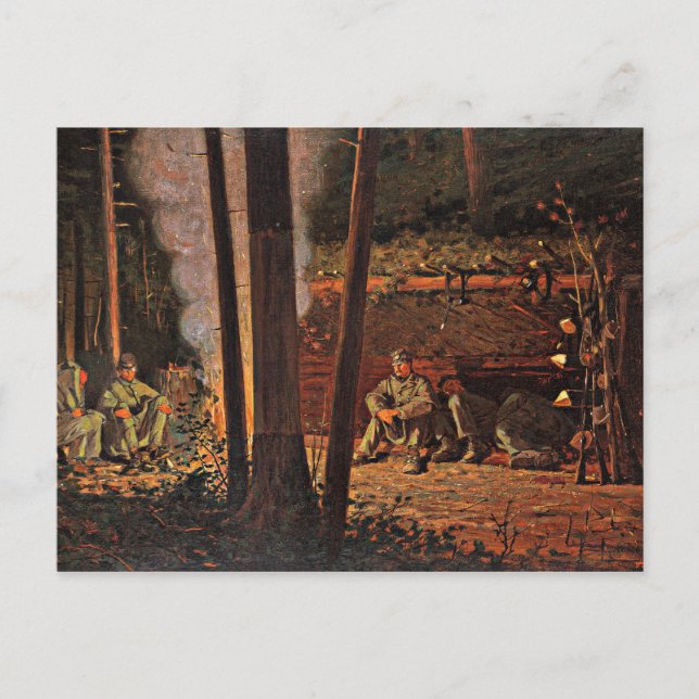 Winslow Homer art - Vor Yorktown Postkarte (Vorderseite)