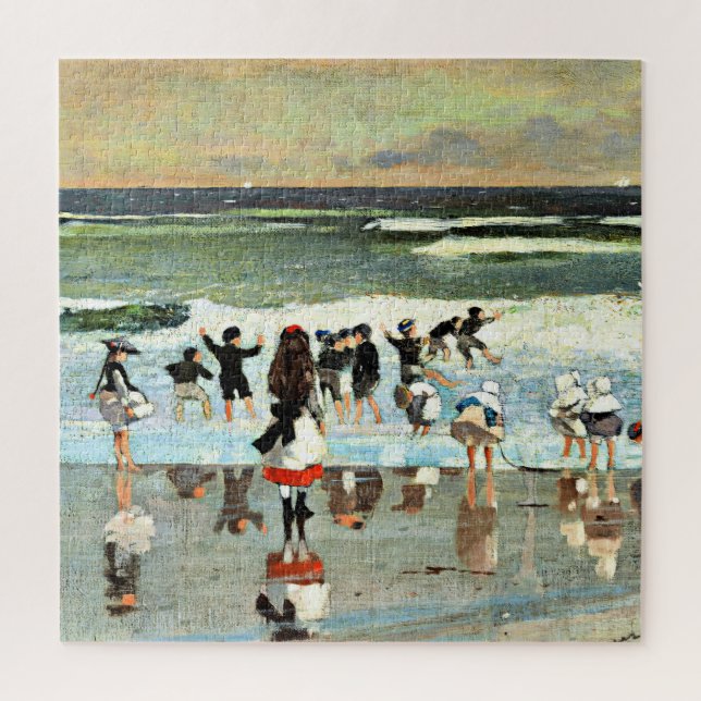Winslow Homer - Beach Scene (Vertikal)