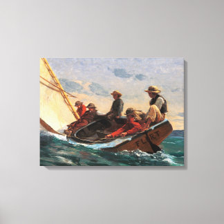 Winslow Homer "Breezing Up (A Fair Wind)" Poster Leinwanddruck
