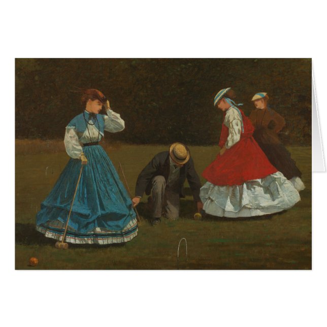 Winslow Homer - Croquet Scene (Vorderseite (Horizontal))