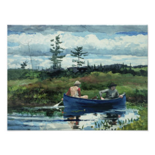 Winslow Homer - Das blaue Boot Fotodruck