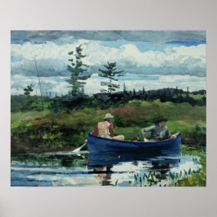 Winslow Homer - Das blaue Boot Poster