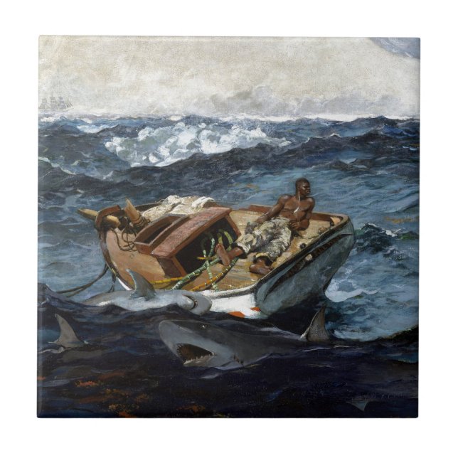 Winslow Homer das Gulf Stream Fliese (Vorderseite)
