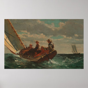 Winslow Homer, das oben saust Poster