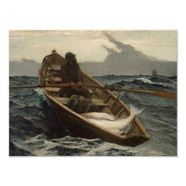 Winslow Homer - Die Nebelwarnung Fotodruck (Vorne)