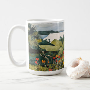Winslow Homer Flower Garden und Bungalow Bermuda   Kaffeetasse